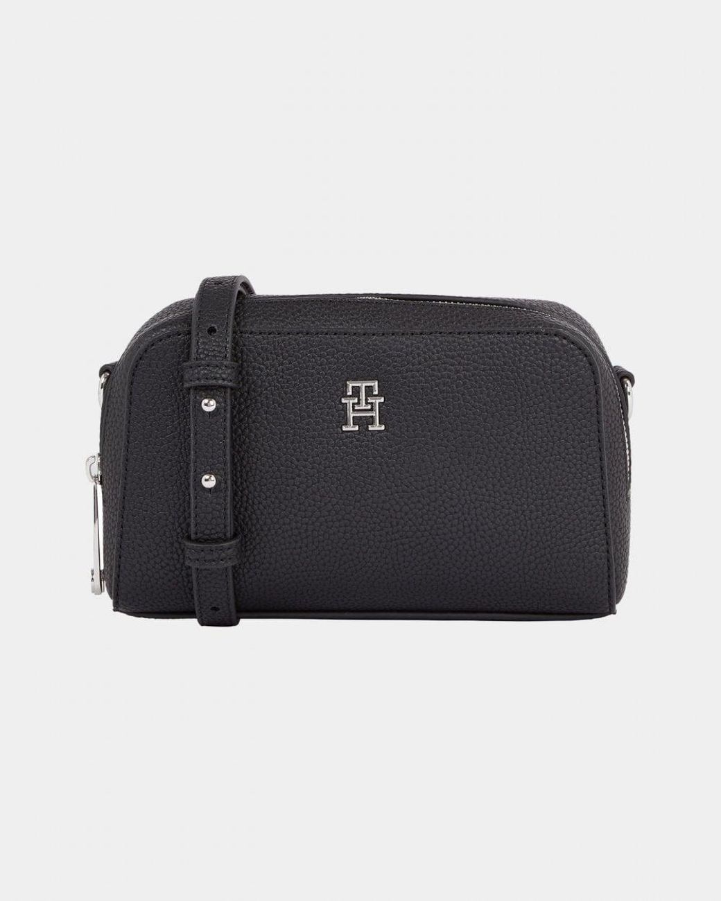 Tommy Hilfiger Black Th Emblem Crossover Bag