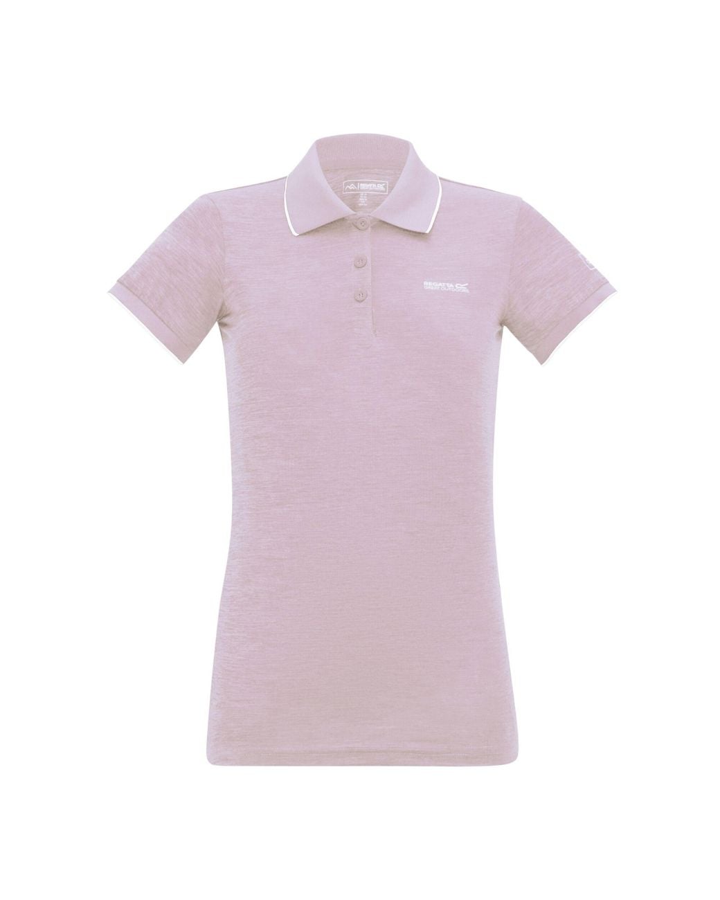 Regatta Purple Ladies Remex Ii Polo Neck T-Shirt (Powder Lilac)