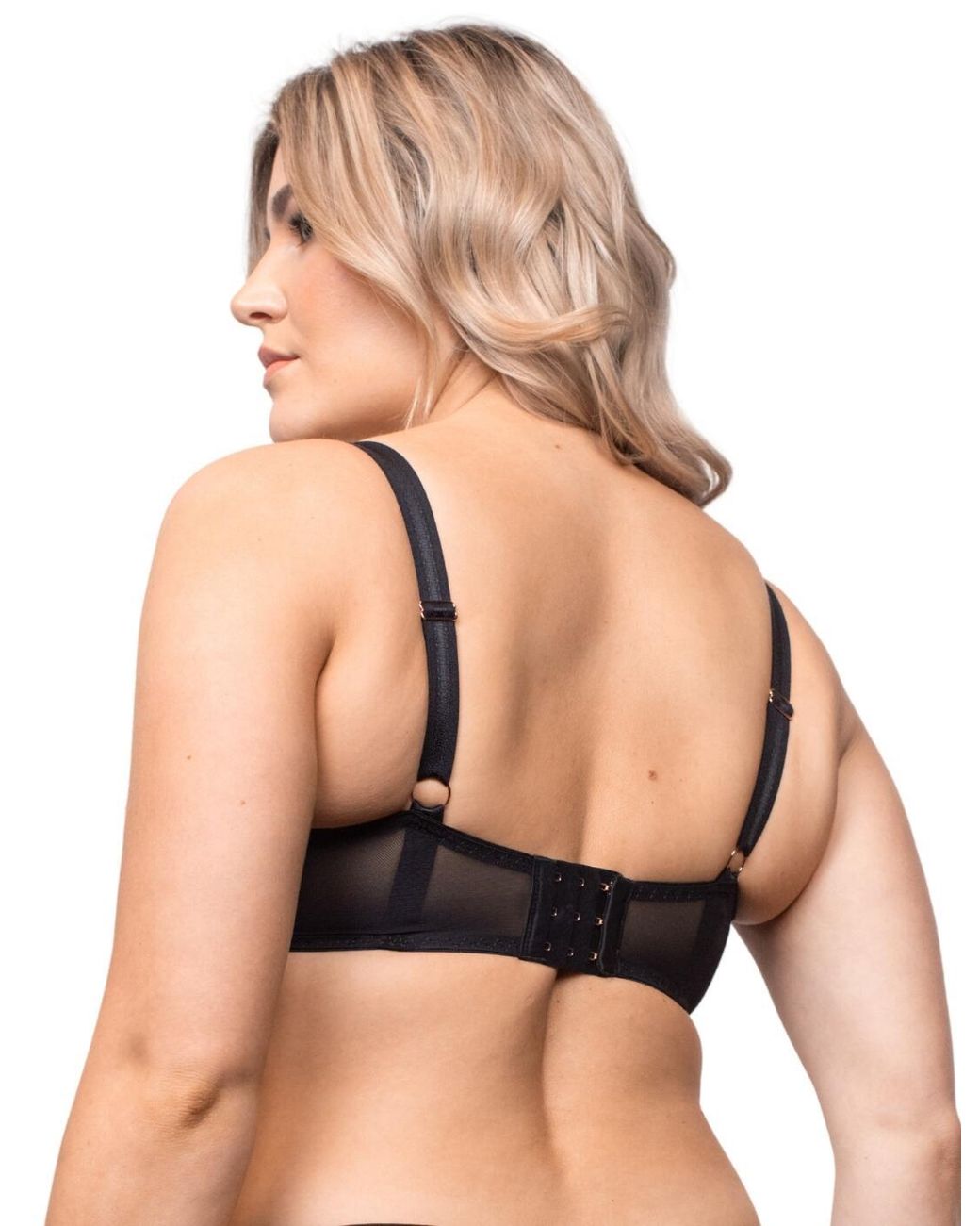 Curvy Kate Black St046100 Entwined Balcony Bra