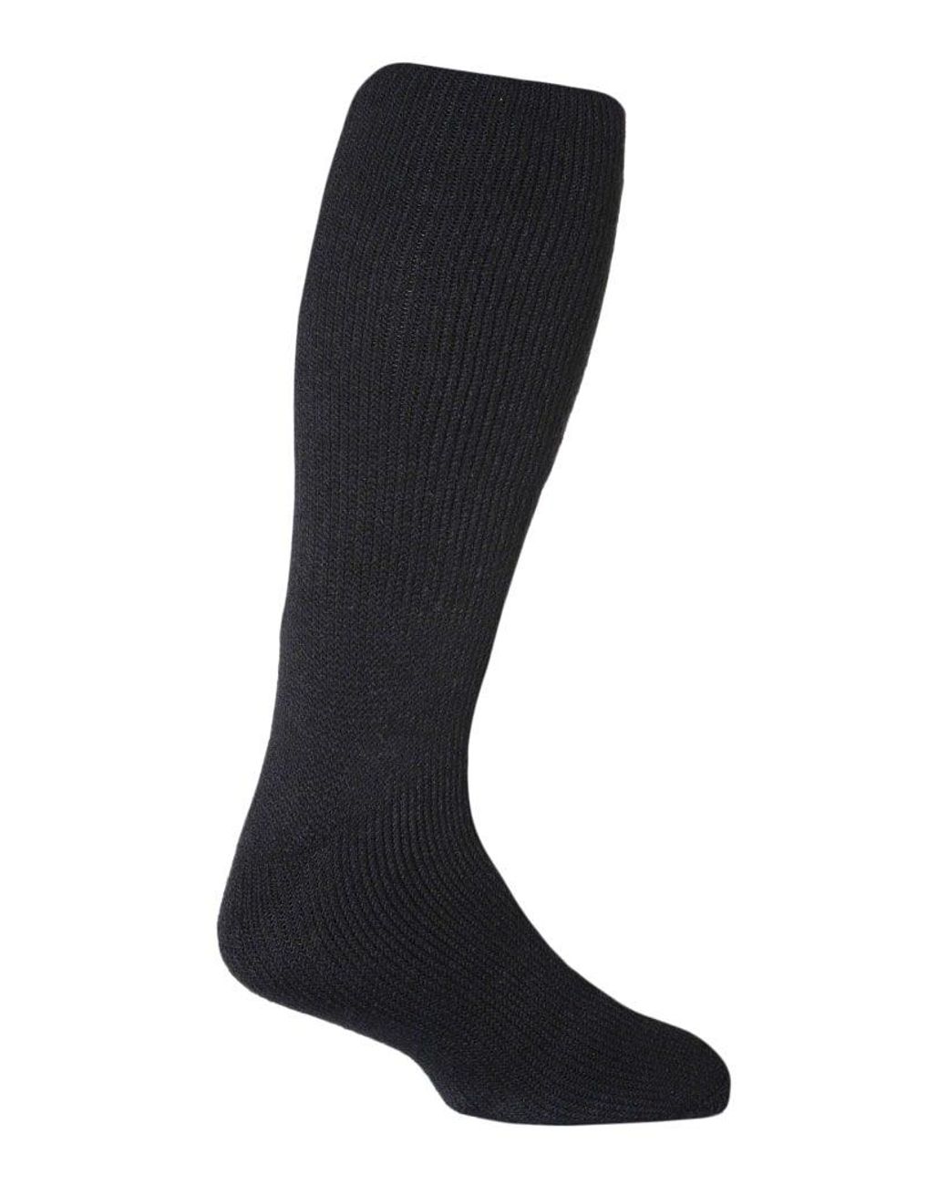 Heat Holders Black Extra Long Thick Thermal Knee High Socks 6-11 Uk for men