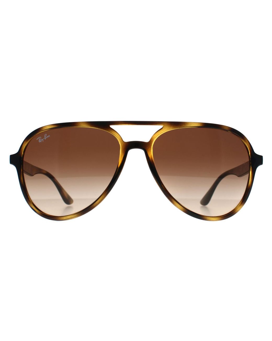 Ray-Ban Brown Aviator Polished Havana Gradient Rb4376
