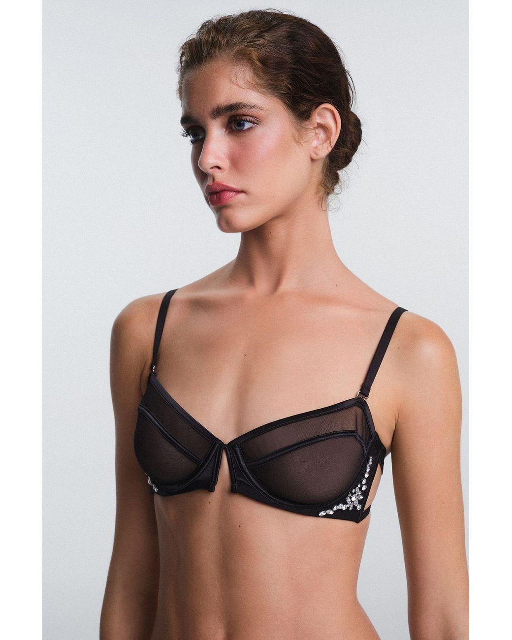 Penti Black Lace Underwired Bra