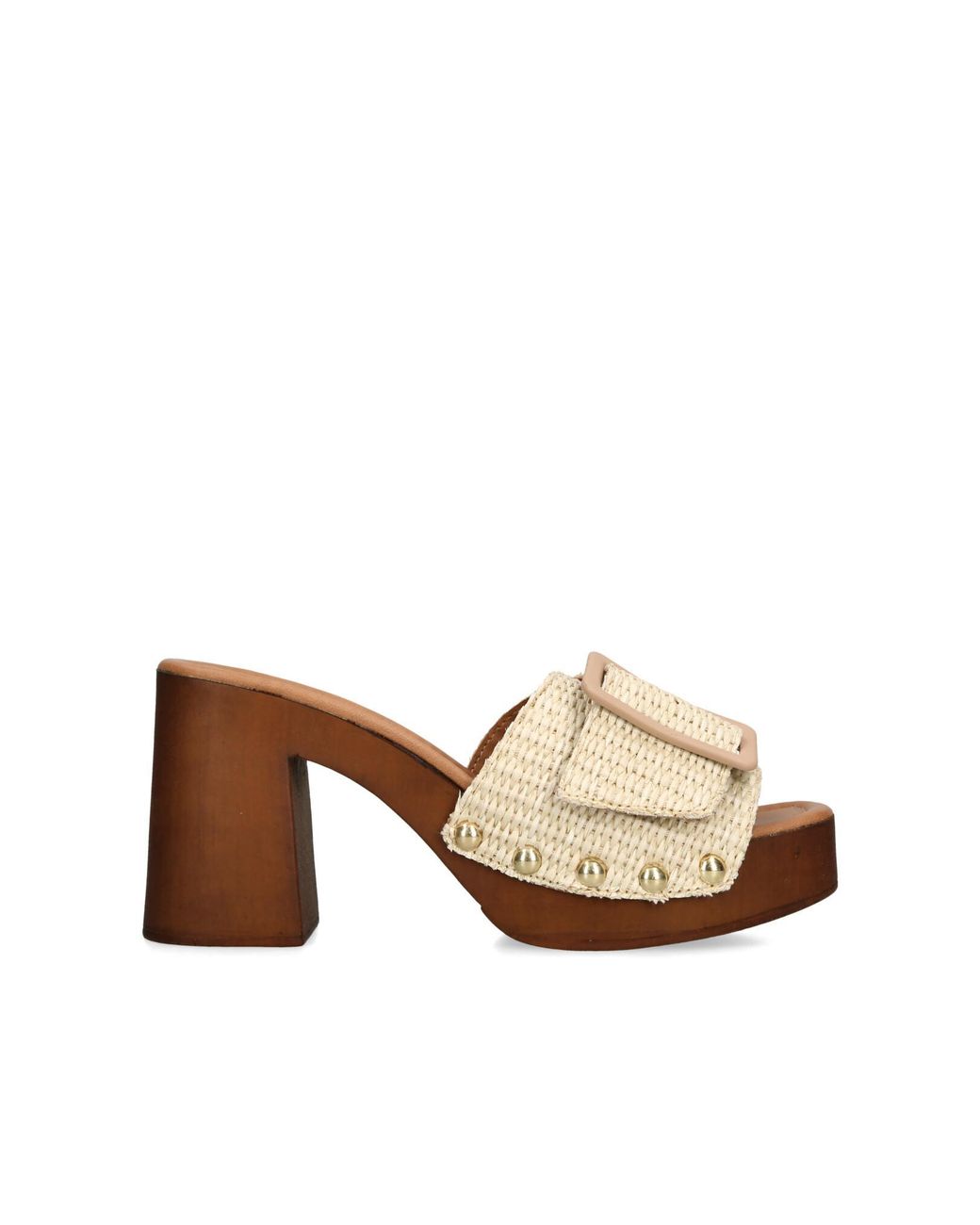 Steve Madden Brown Marlena Raffia Sandals