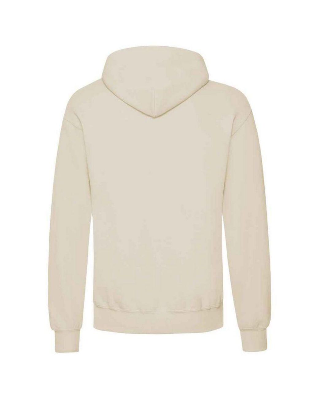Fruit Of The Loom White Adults Classic Hooded Sweatshirt
