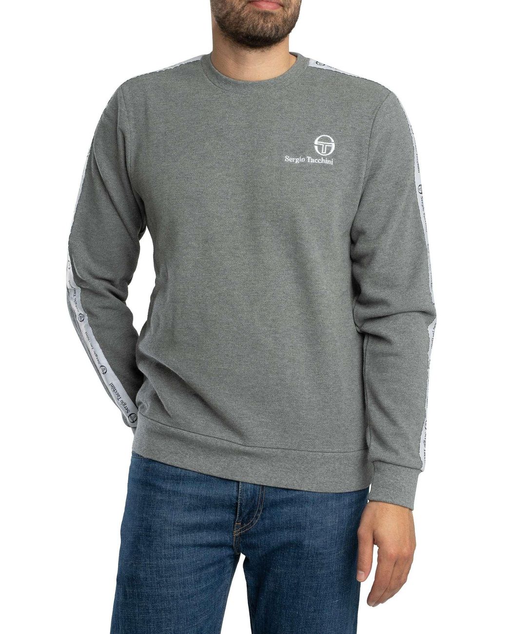 Sergio Tacchini Gray Delman Sweatshirt for men