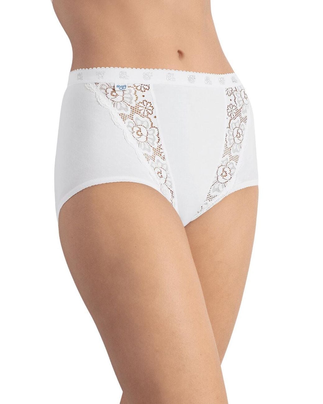 Sloggi White 10005198 Chic Maxi Brief