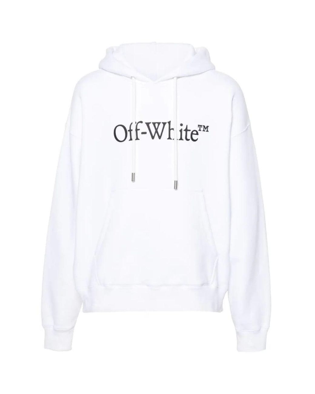 Off-White c/o Virgil Abloh White From Italy Design Skate Fit Hoodie for men