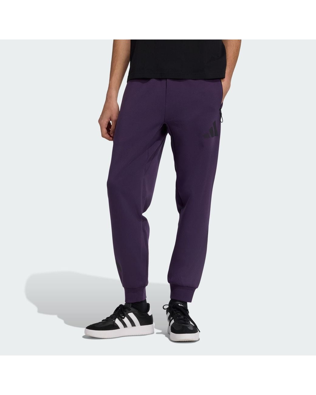 Adidas Purple Z.N.E. Pants for men