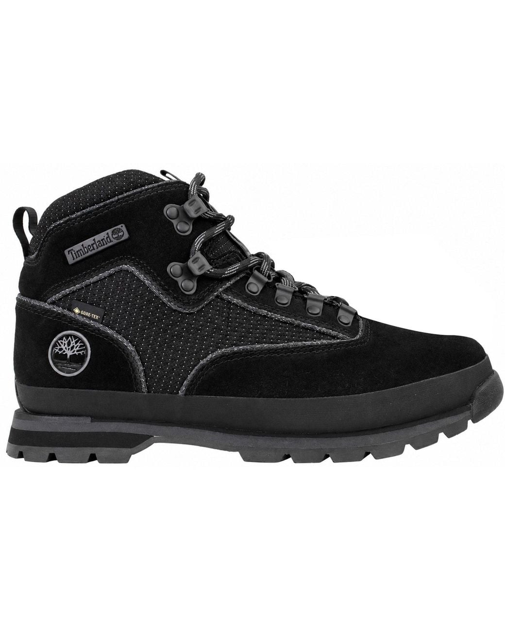 Timberland Black Euro Hiker Boots Suede for men