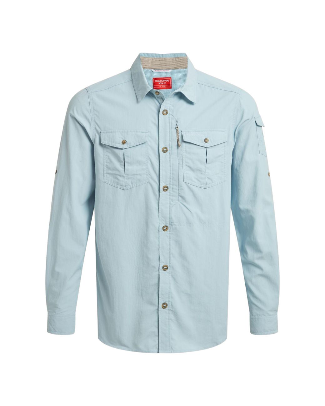 Craghoppers Blue Adventure Iii Nosilife Long-Sleeved Shirt (Niagara) for men