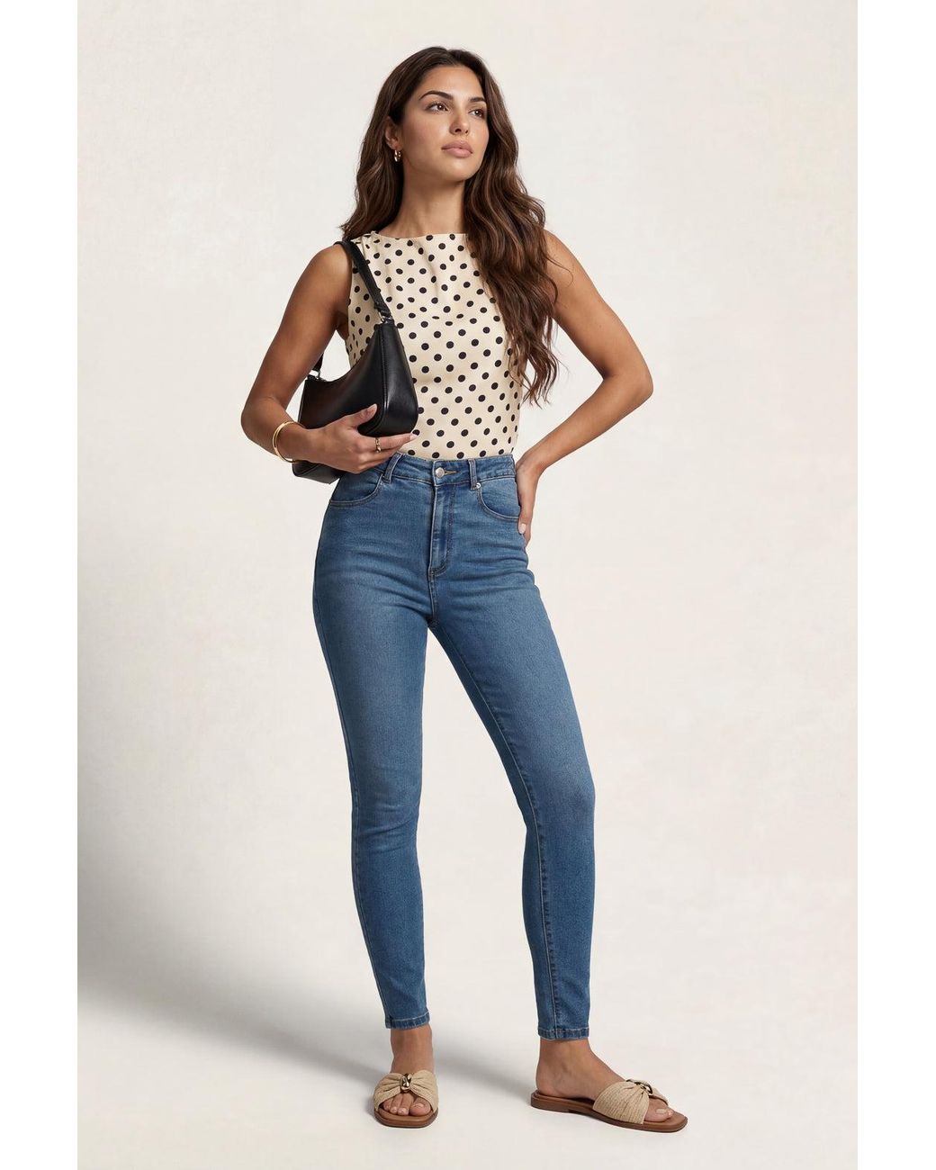 Urban Bliss Blue Skinny Jean Mid