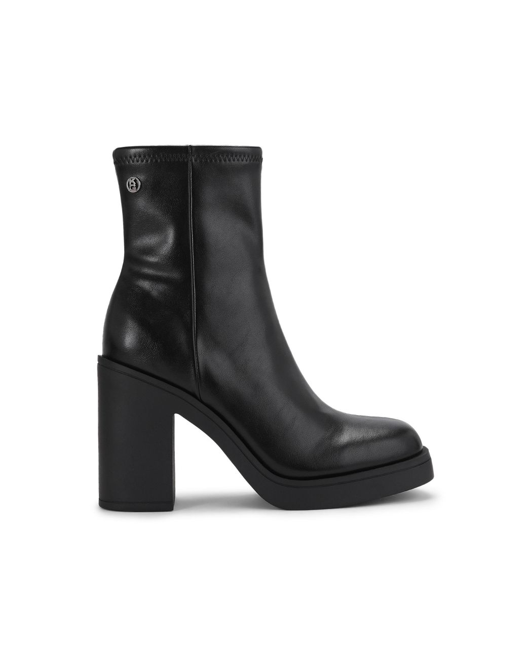 KG by Kurt Geiger Black Twist Ankle Boots