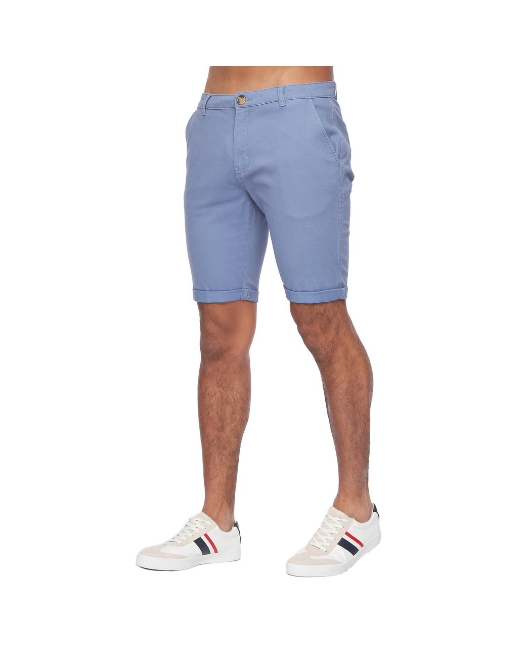 Crosshatch Sinwood Chino Shorts (Pale) in Blue for Men Lyst UK