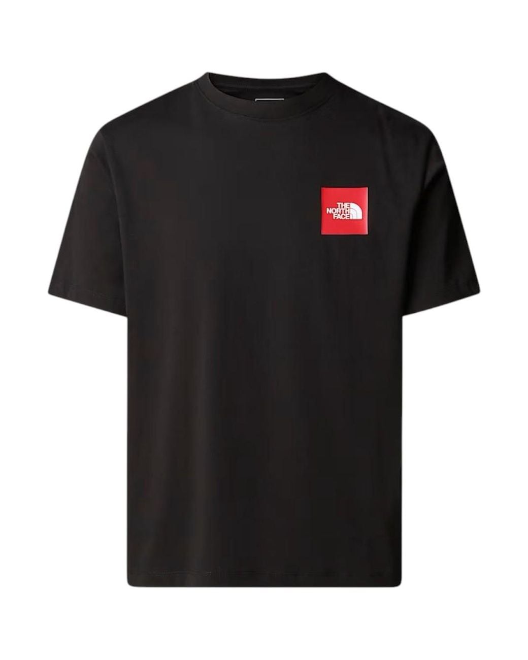 The North Face Black U Yots Ss Rlx T-Shirt Cotton for men