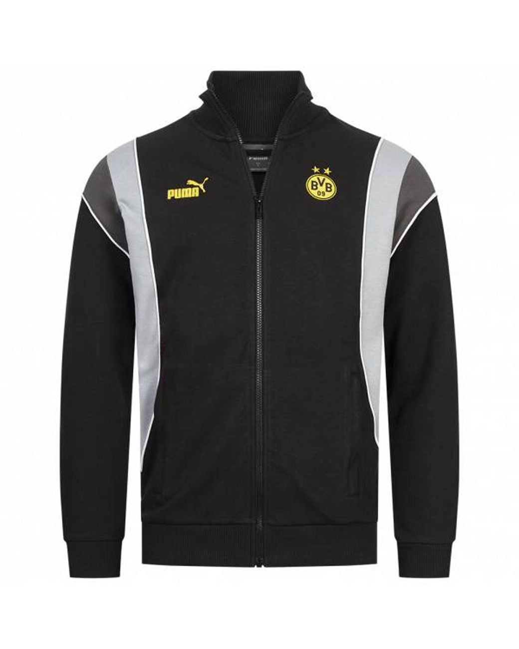 PUMA Black Borussia Dortmund Bvb Ftblarchive Track Jacket for men