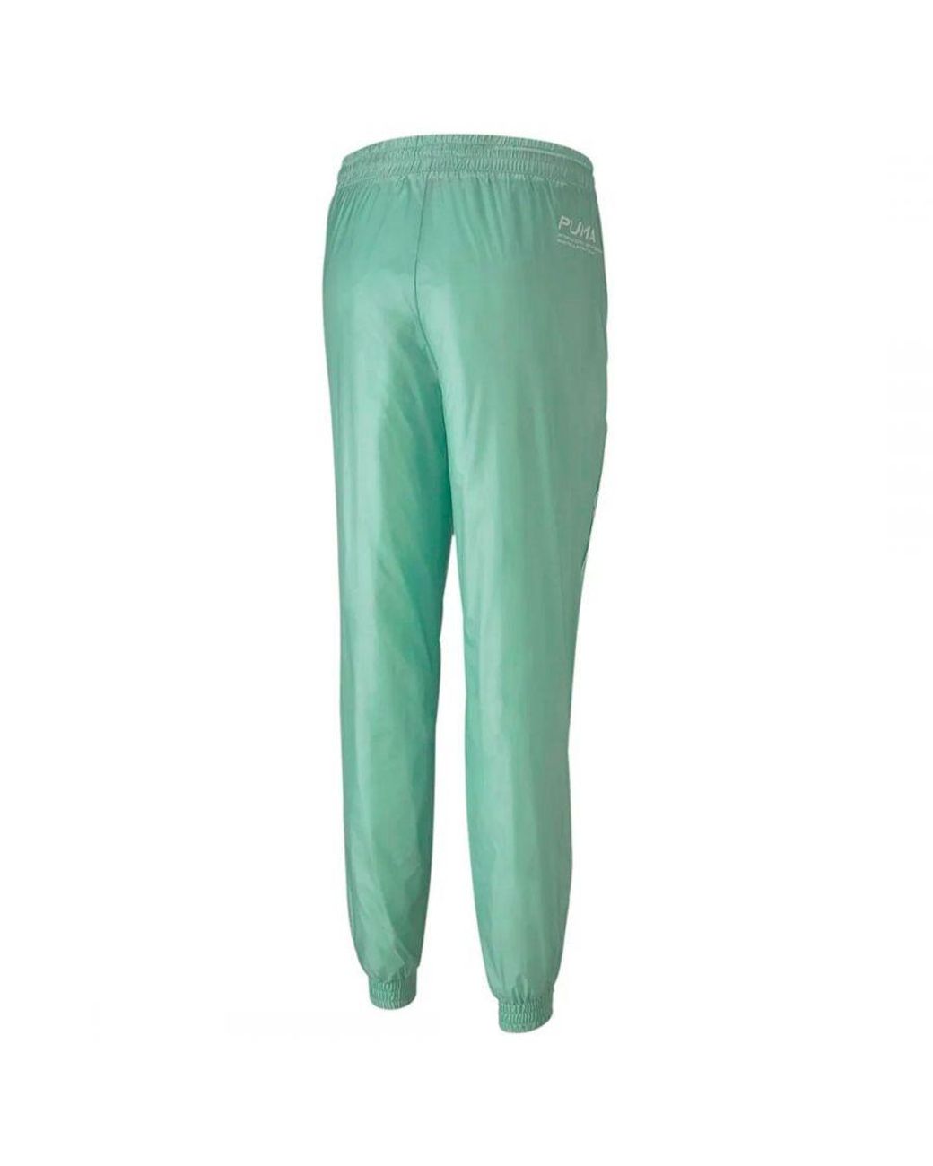 PUMA Green Evide Ss Nylon Mist Track Pants Joggers 597426 32 Textile