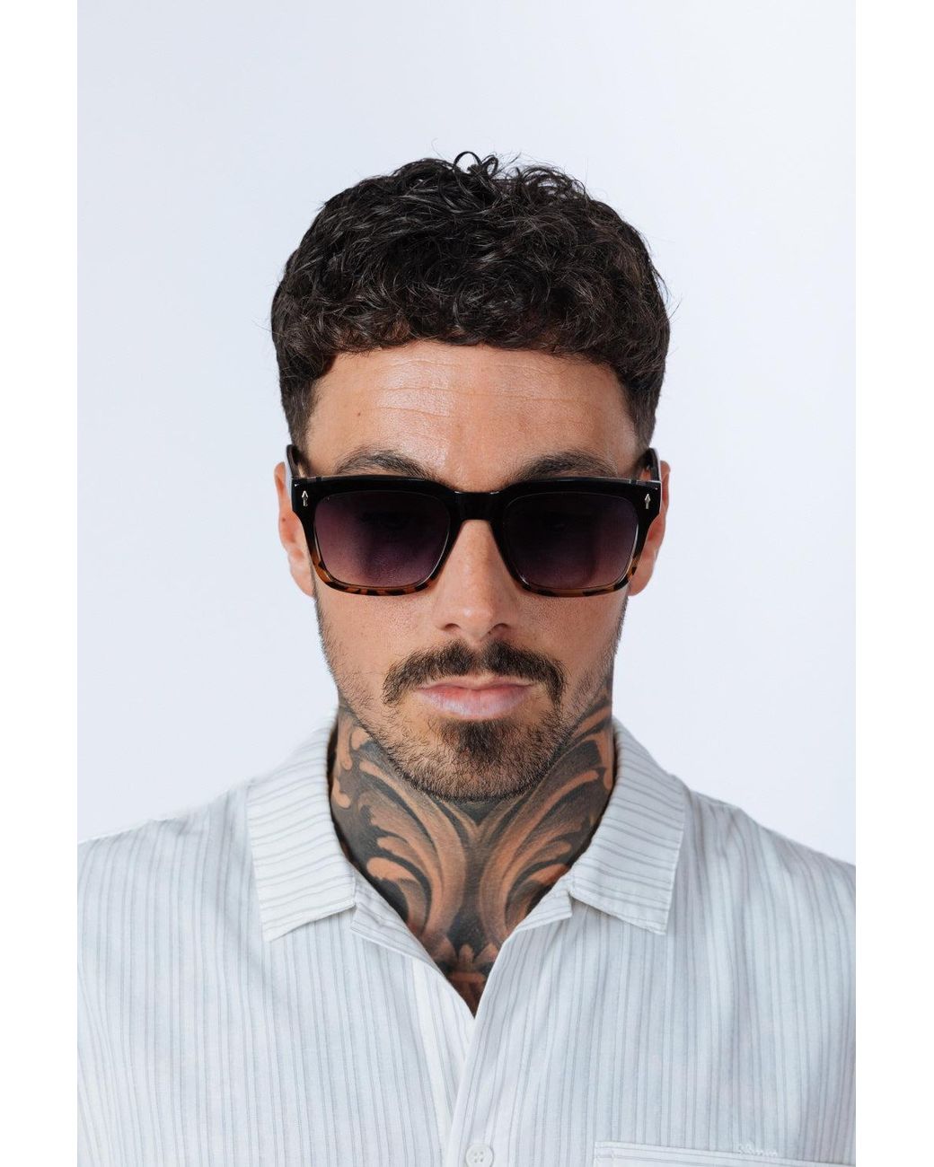 SVNX Black Square Sunglasses