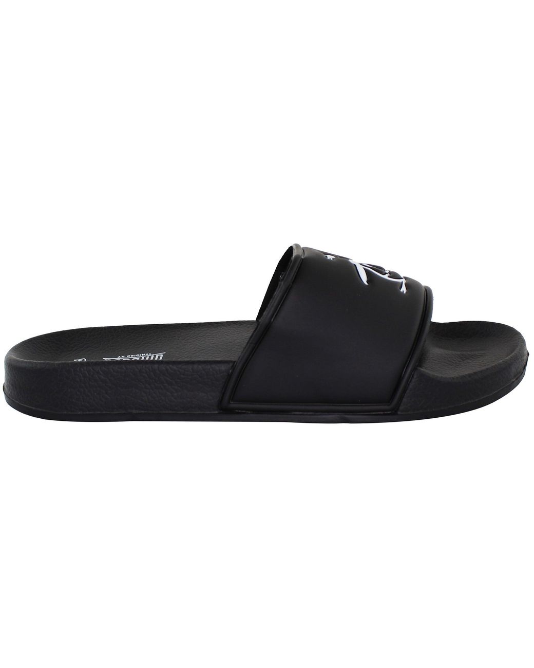 Original Penguin Black Pier Sliders for men