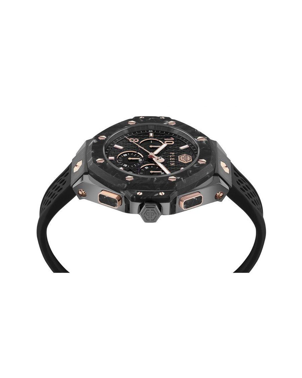 Philipp Plein Black Plein Chrono Royal Watch for men