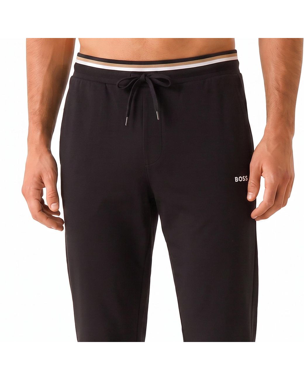 Boss Black Long Cotton Sports Trousers 50554830 for men