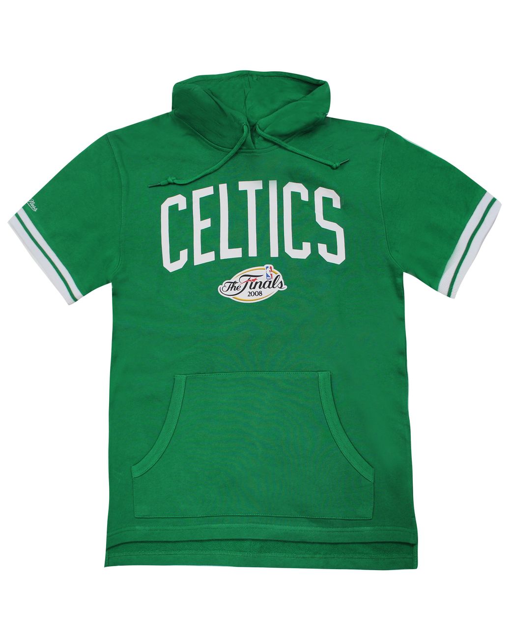 Mitchell & Ness Green Boston Celtics Nba French Terry Hoodie T-Shirt for men