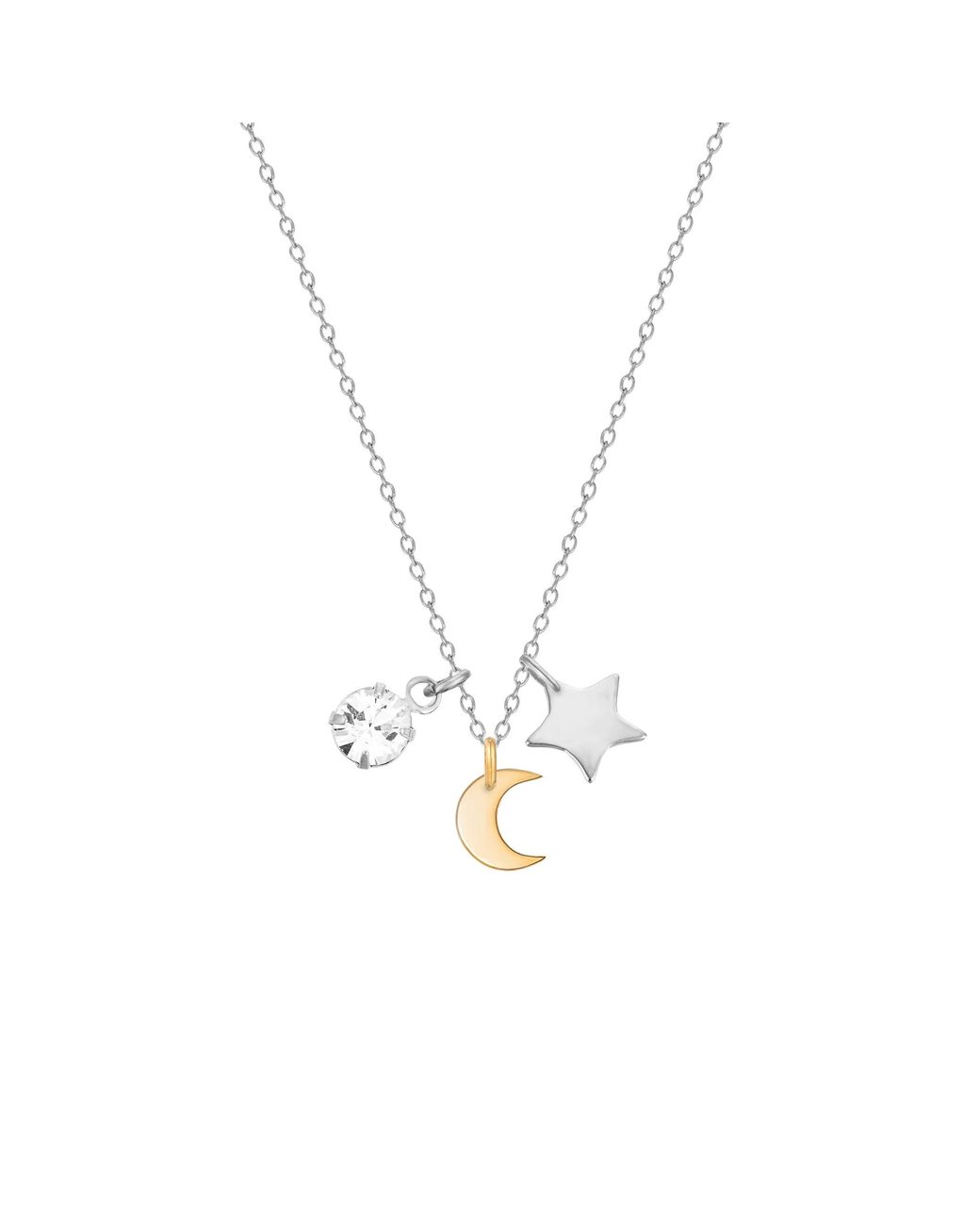 The Jewellery Stockroom Metallic Sterling Set Of 2 Cosmic Charms