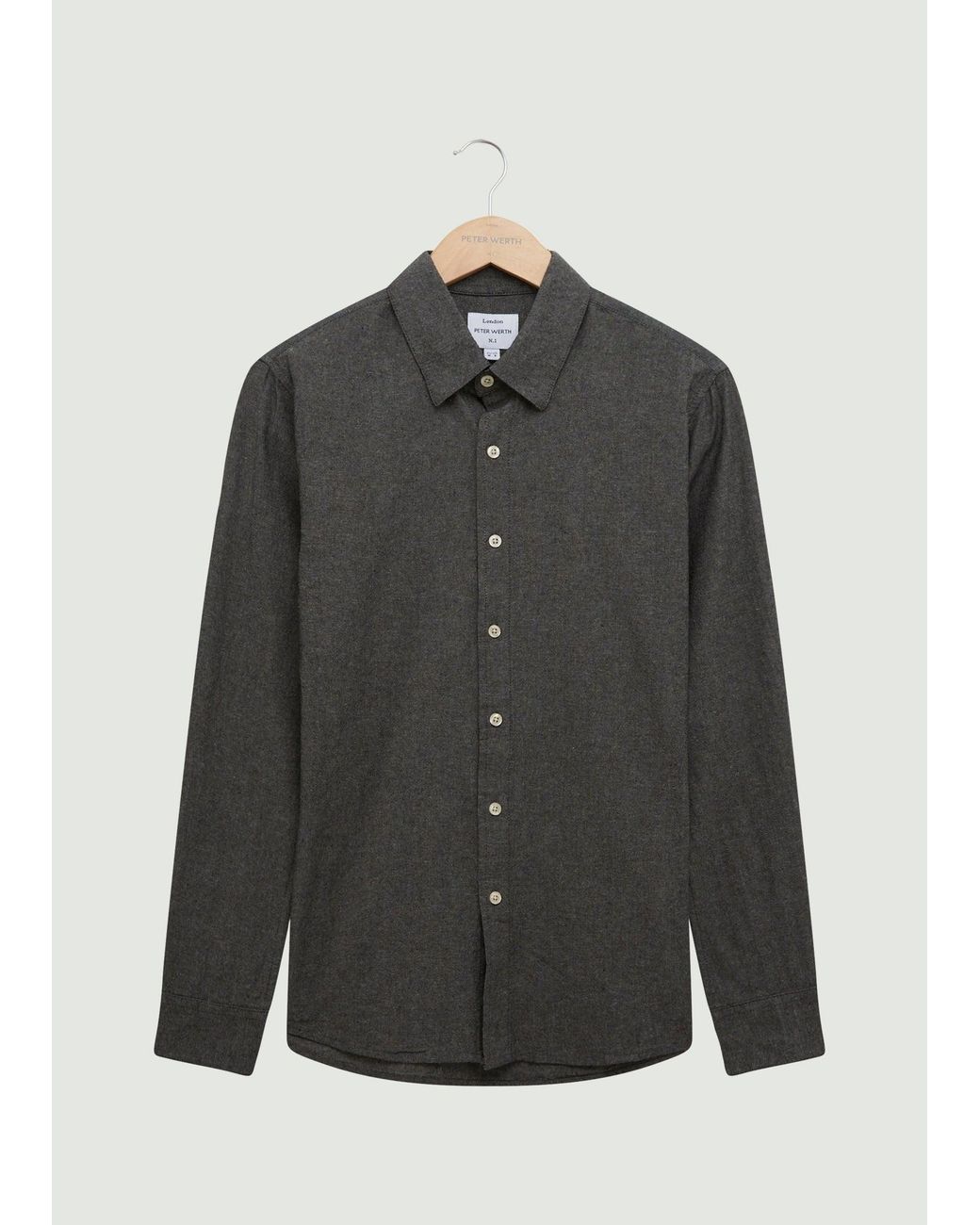 Peter Werth Black Jeff Ls Shirt for men