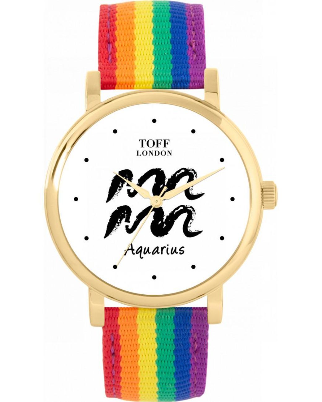 Toff London White Tlws-72820 Ladies Aquarius Watch