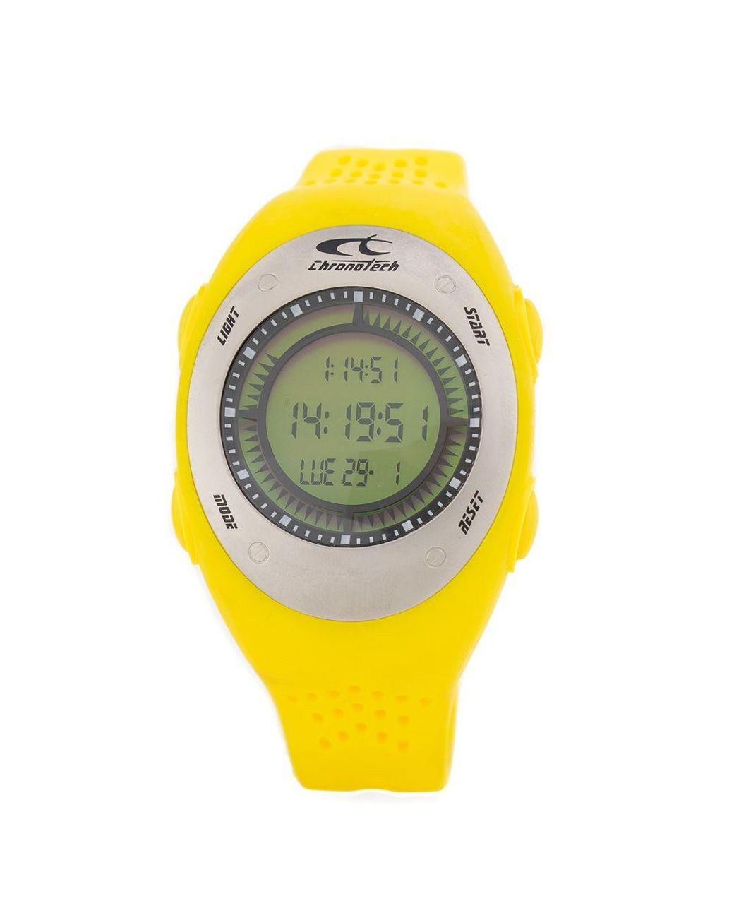 Chronotech Yellow Rubber Watch