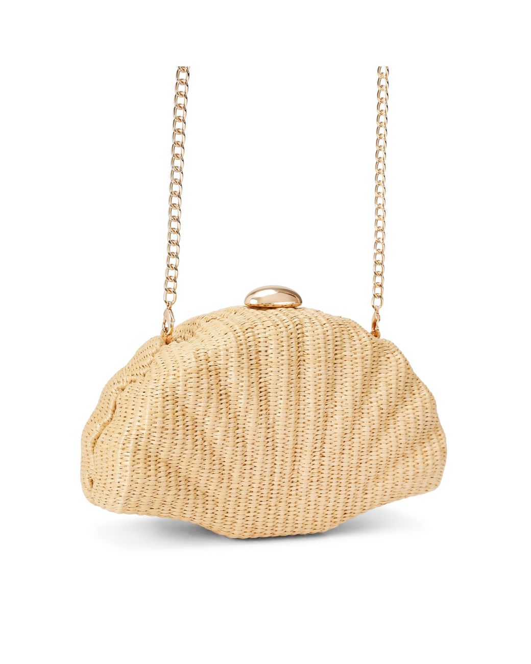 Carvela Kurt Geiger Natural Aquamarina Clutch Bag