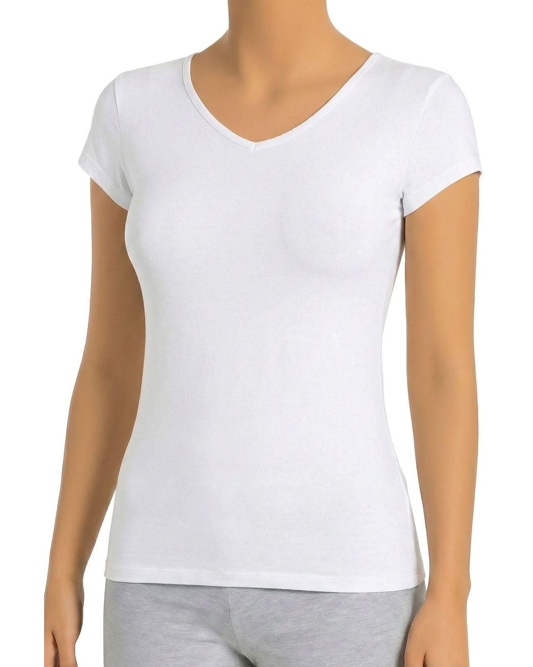 Öts White Fitted T-Shirt
