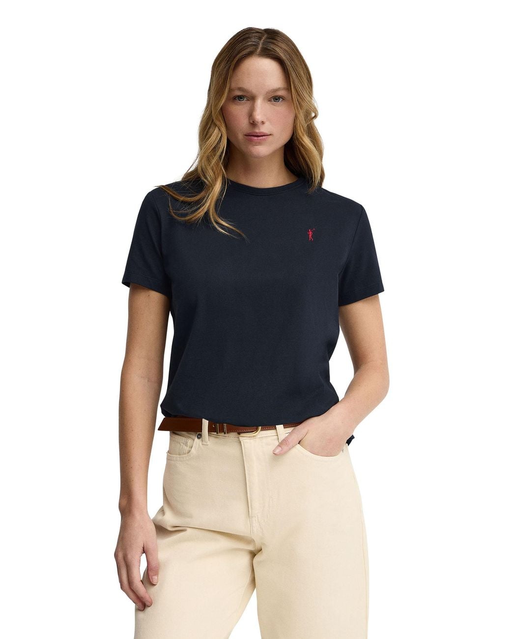 POLO CLUB Blue Short Sleeve Round Neck T-Shirt