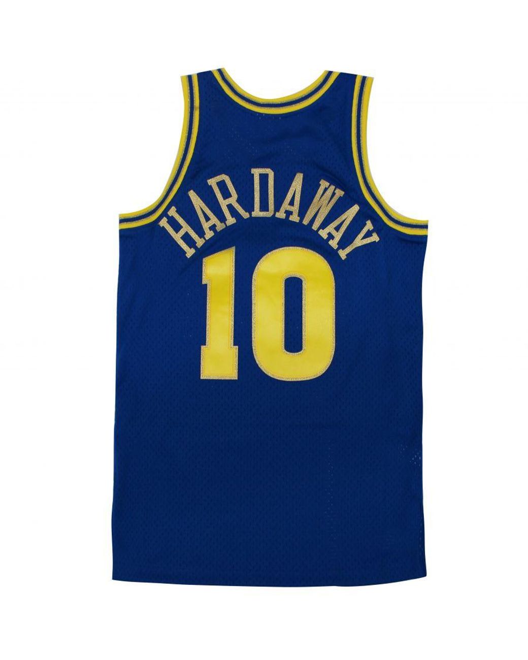 Mitchell & Ness Blue Cny Swingman Jersey Tim Hardaway Golden State Warriors Vest for men