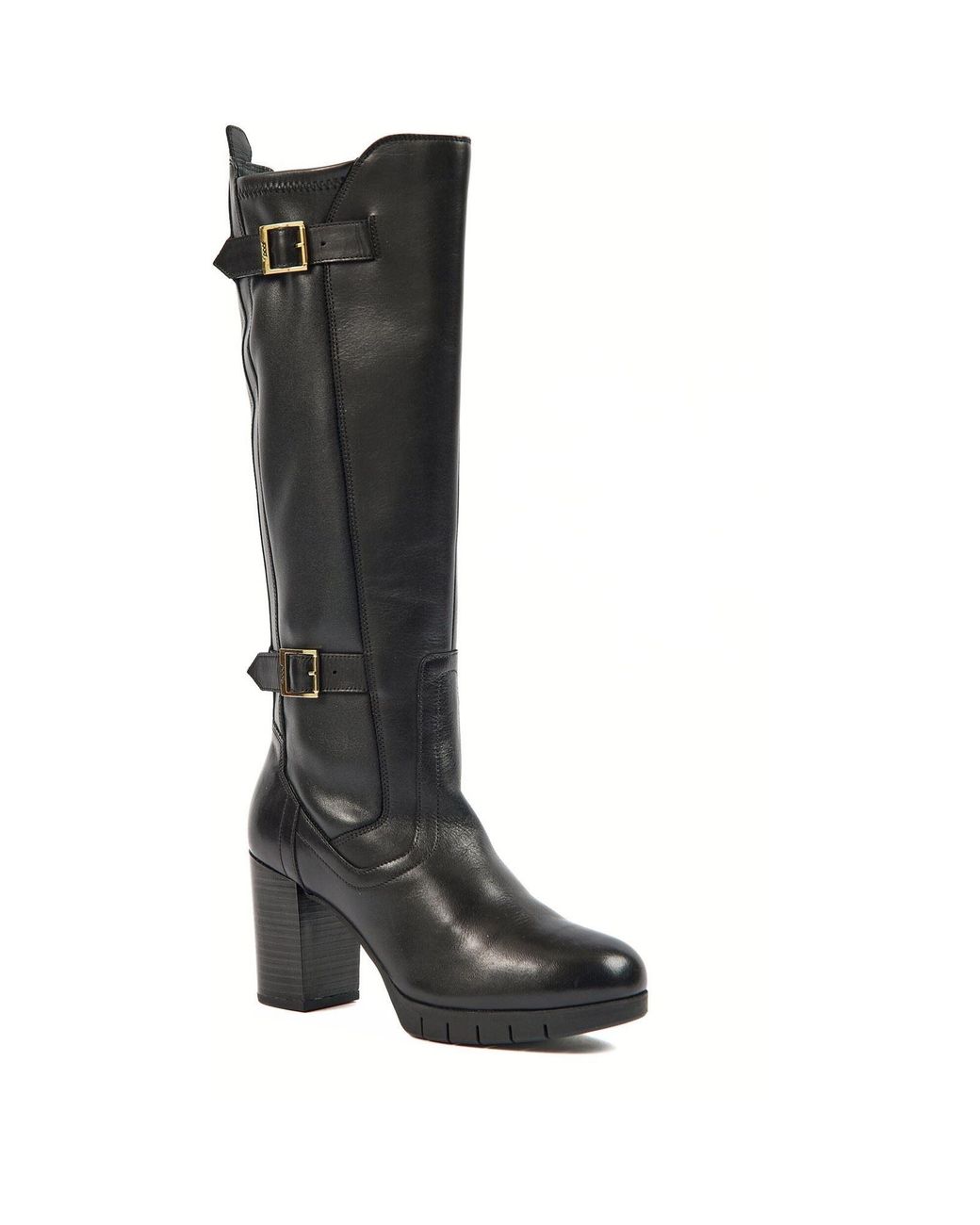 Pod Black Nitika Leather Boots