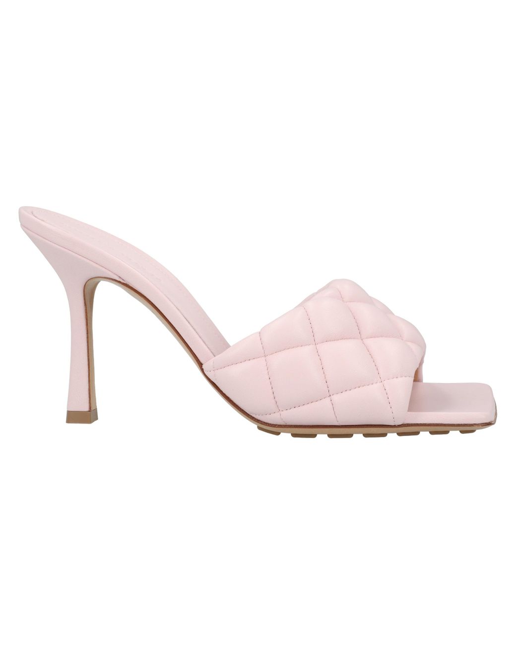 Bottega Veneta Pink Heeled Mules
