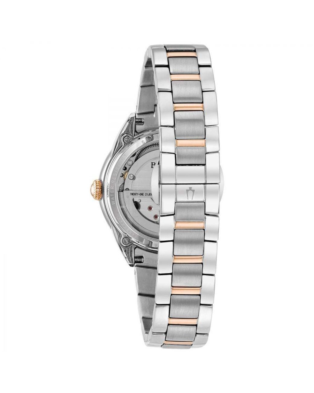 Bulova Metallic New Automatic Watch 98P170 Stainless Steel (Archived)