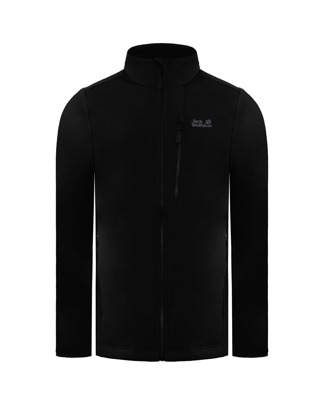 Jack Wolfskin Black Whirlwind Softshell Jacket for men