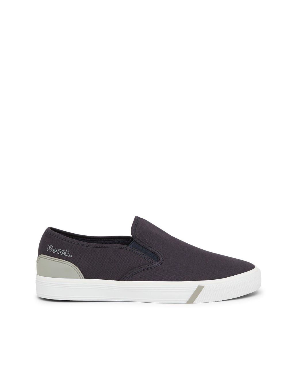 Bench Blue Solid Patterned Slip-On Sneakers for men