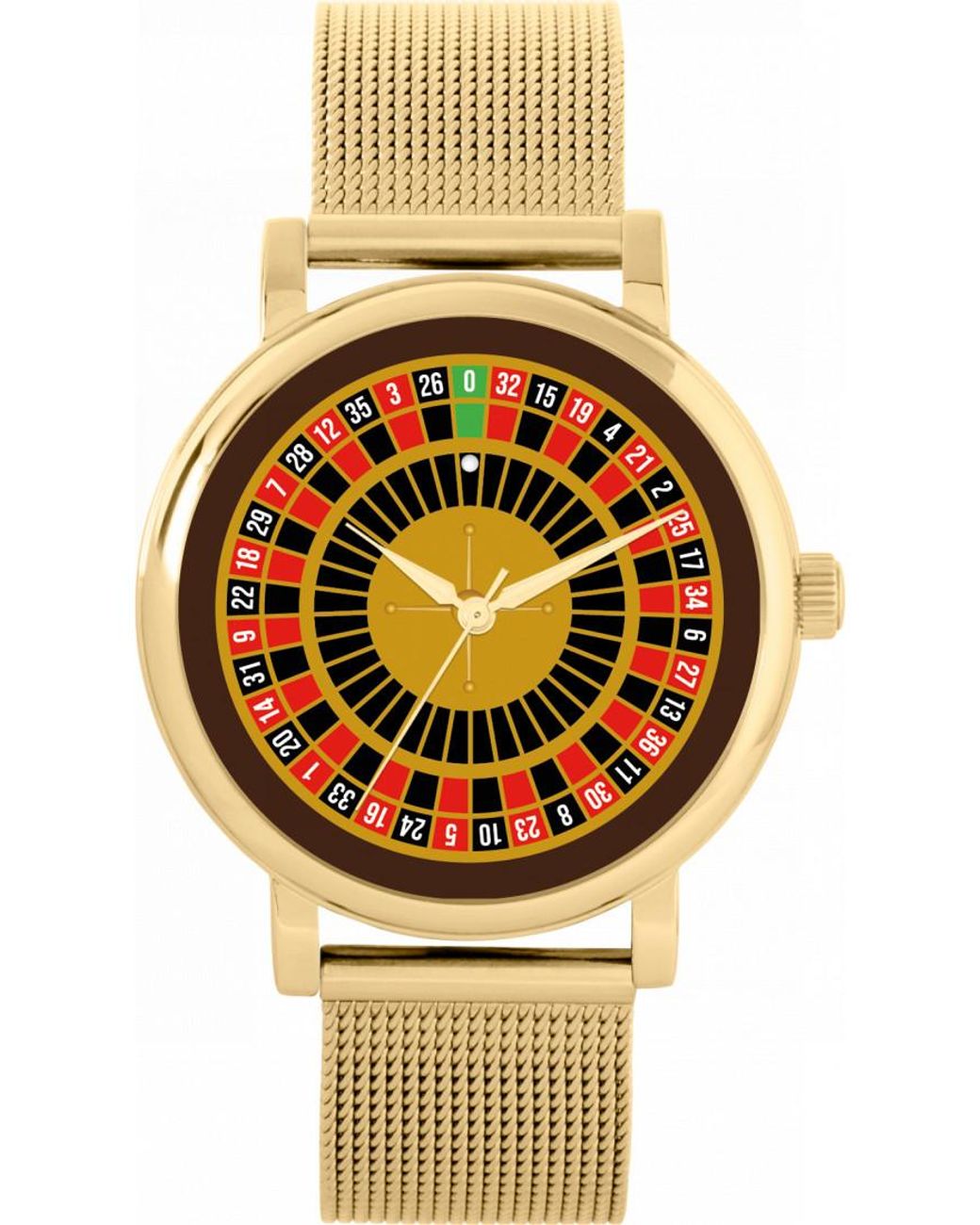Toff London Metallic Tlws-34363 Ladies Roulette Wheel Watch