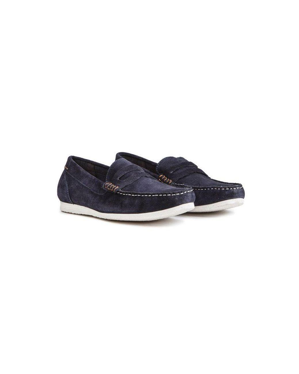 Silver Street London Blue Stanhope Shoes for men