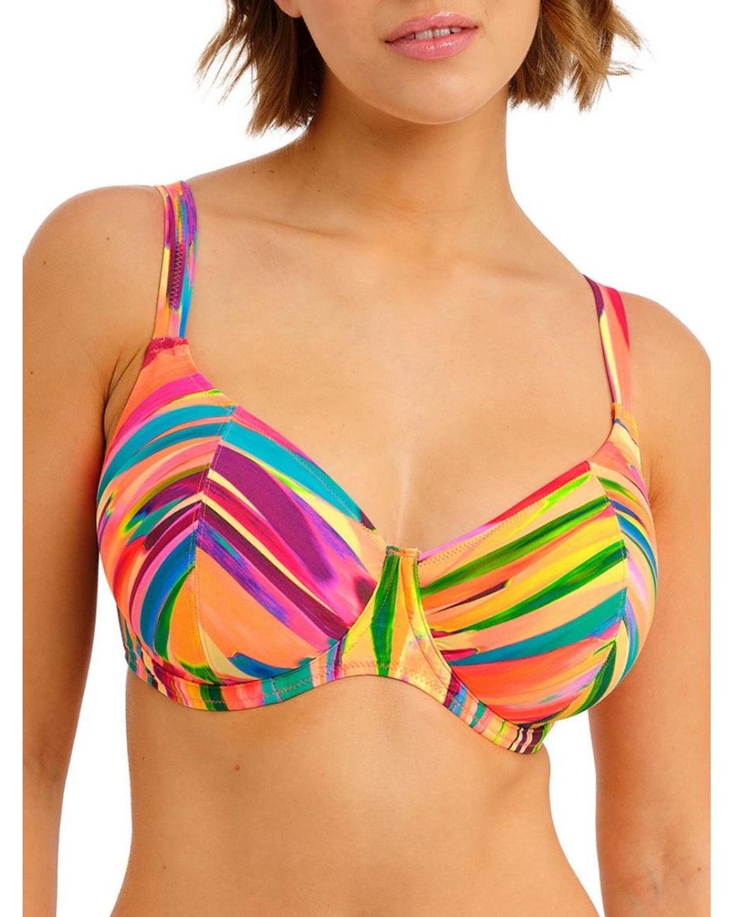 Freya Blue San Antonio Plunge Bikini Top
