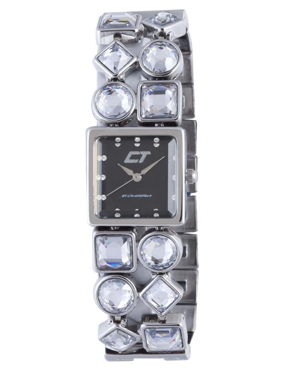 Chronotech Gray Stainless Steel Watch