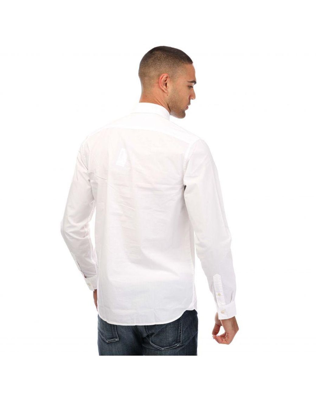 Ted Baker White Fonik Poplin Shirt for men