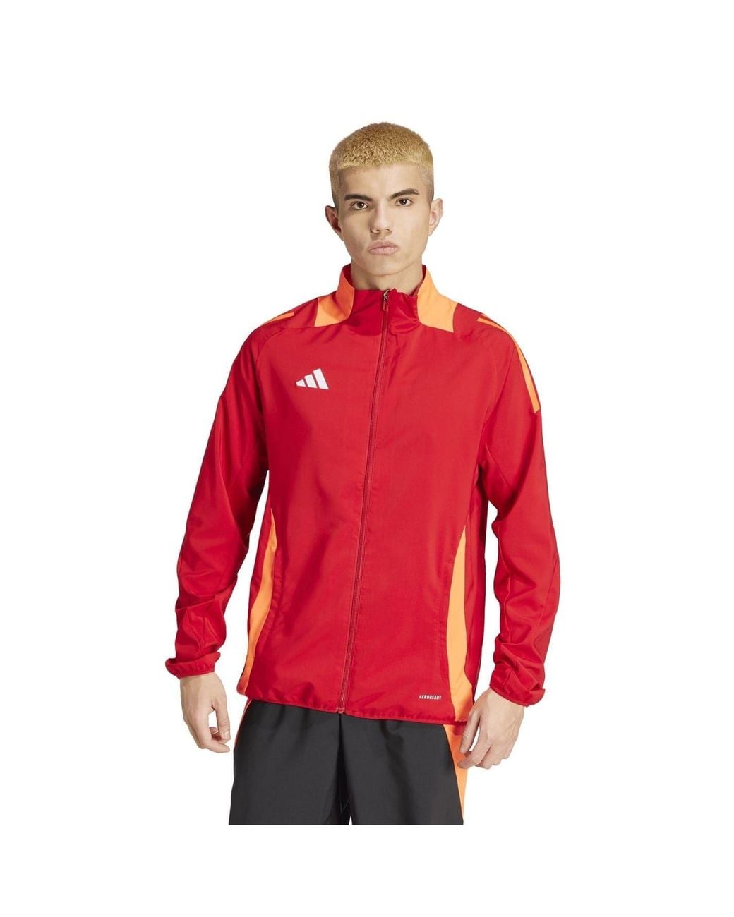 Adidas Originals Red Tiro 24 Competition Presentation Jacket for men