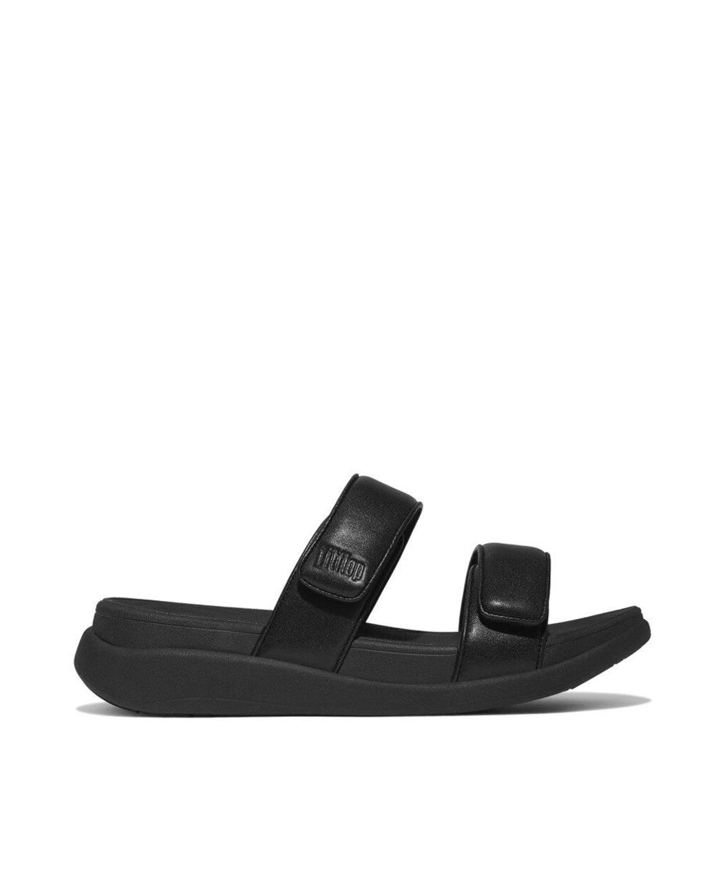 Fitflop Black F-Mode Go Slides All Pu