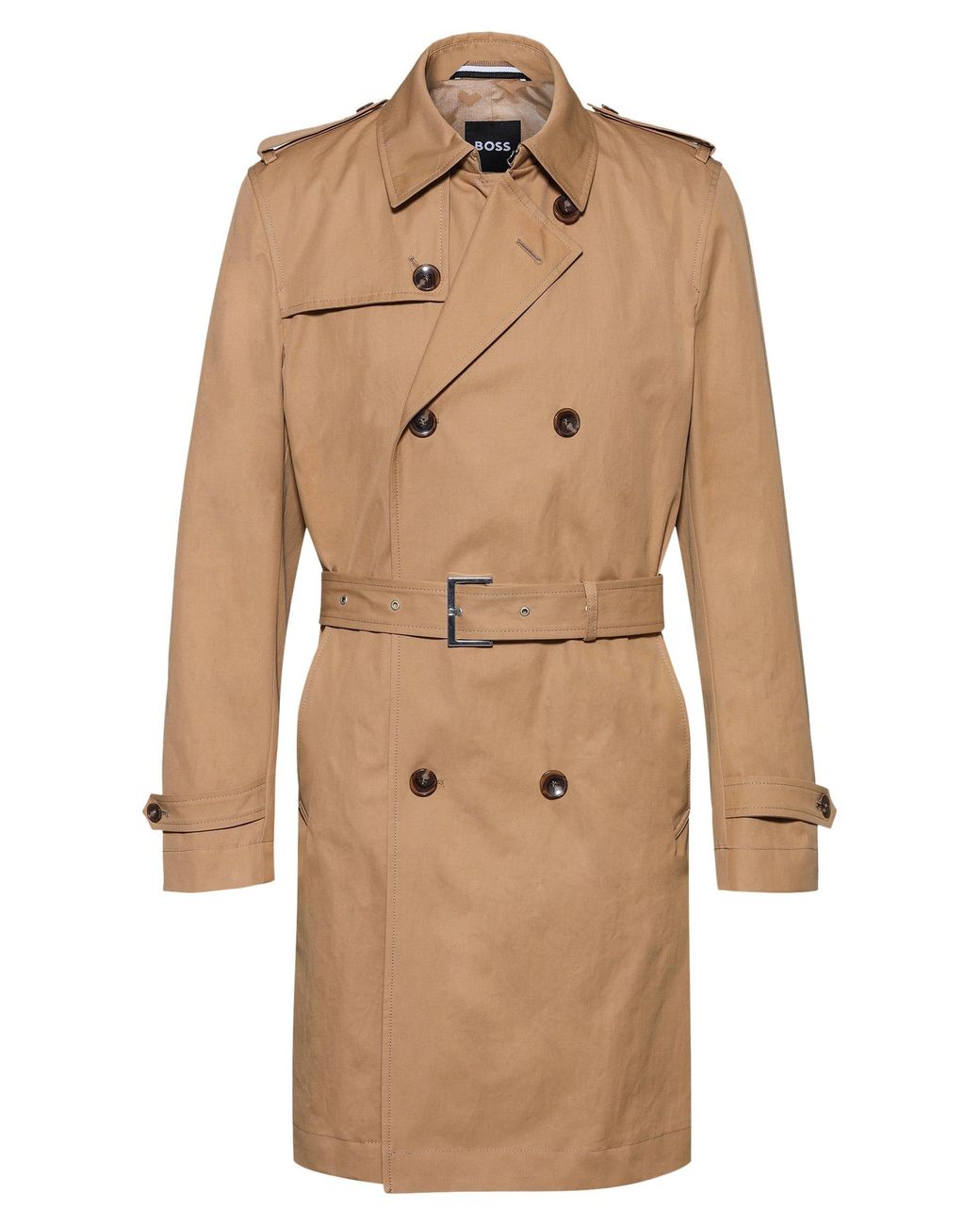 Boss Natural H-Hyde Trench Coat for men