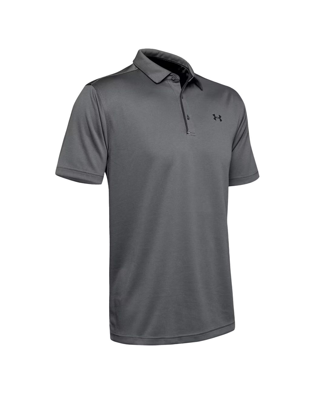 Under Armour Gray Tech Polo Shirt (Graphite/ for men