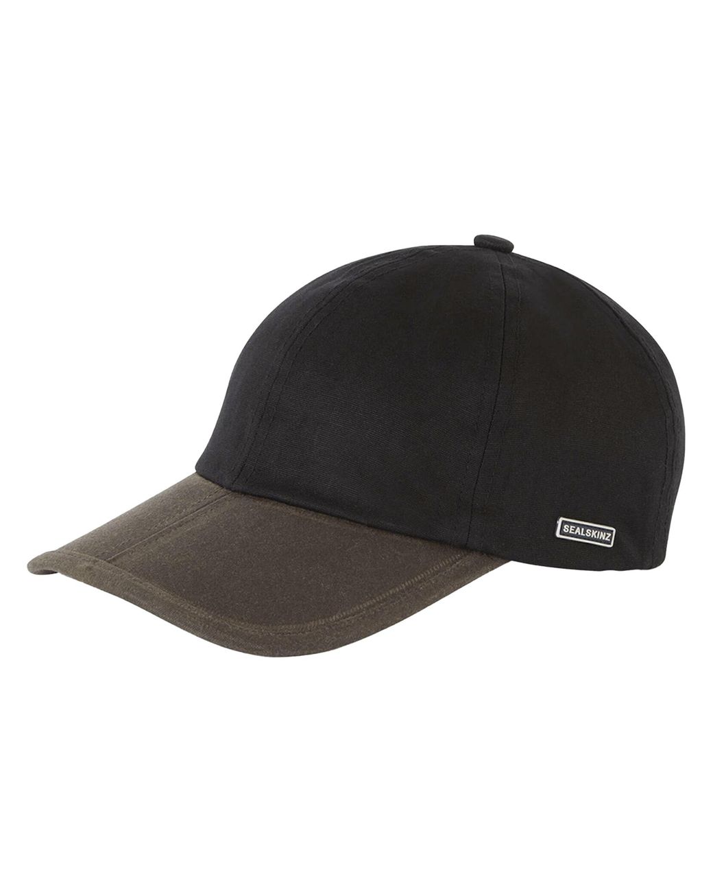 SealSkinz Black Waterproof Oiled Canvas Foldable Cap For And