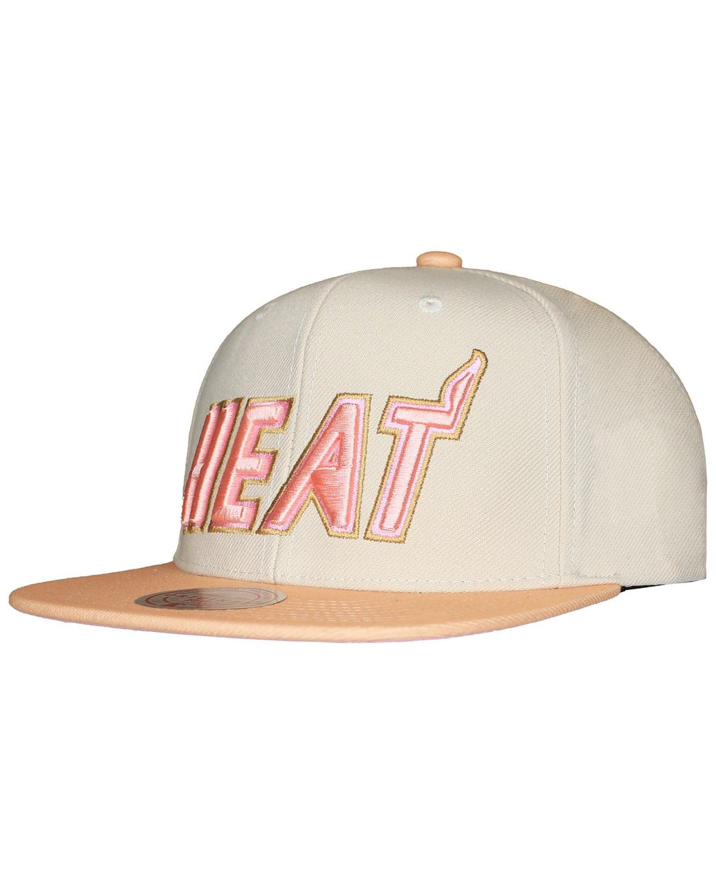 Mitchell & Ness Pink Nba Miami Heat Lovers Lane Cap for men