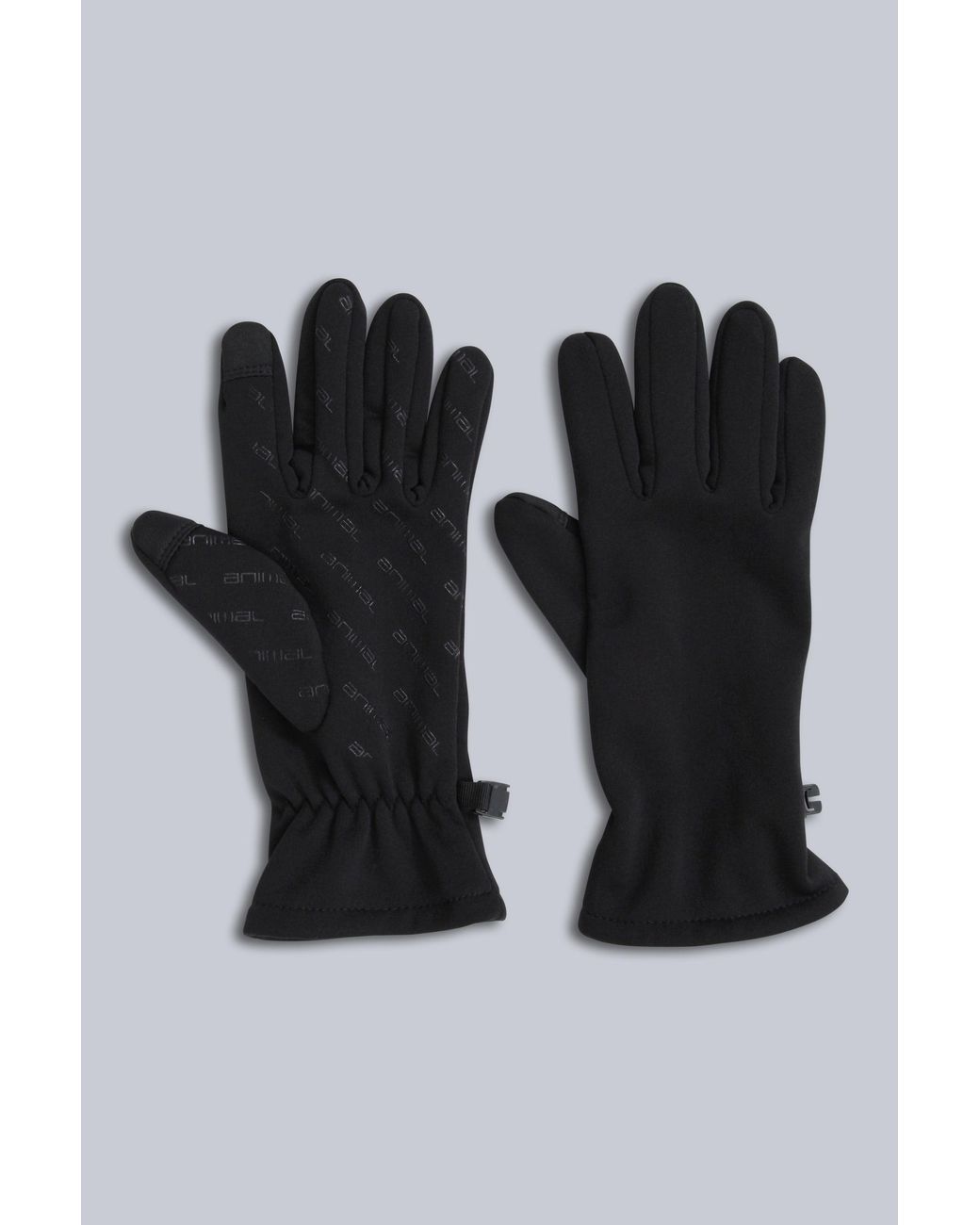 Mountain Warehouse Black 'Brooklyn' Knitted Gloves Lightweight Warm Comfy Breathable Winter Mittens for men